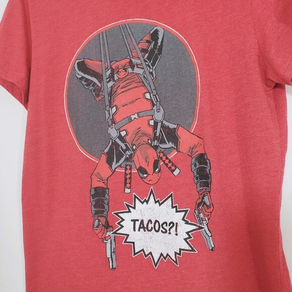 Marvel | Deadpool | Tacos Funny Graphic Tee - Picture 2 of 4
